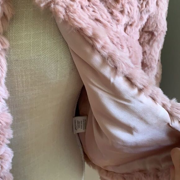 Line + Dot Conrad Mauve Faux Fur Jacket L - Picture 5 of 8